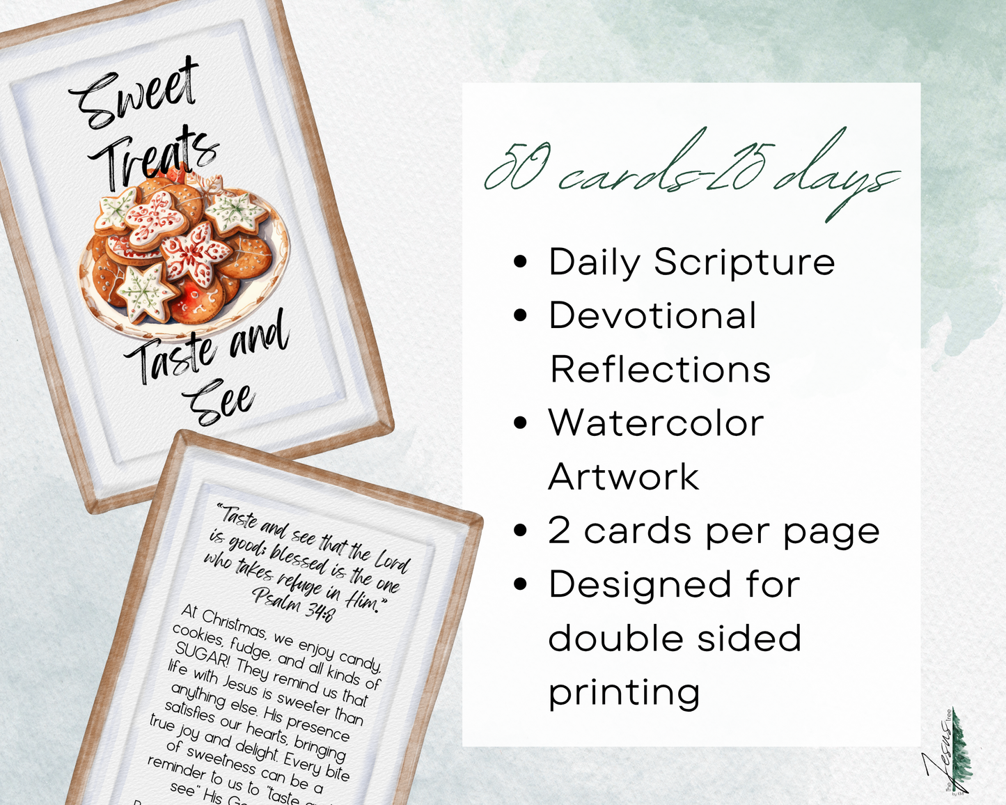 25 Ways Advent Devotional Cards - Digital Download