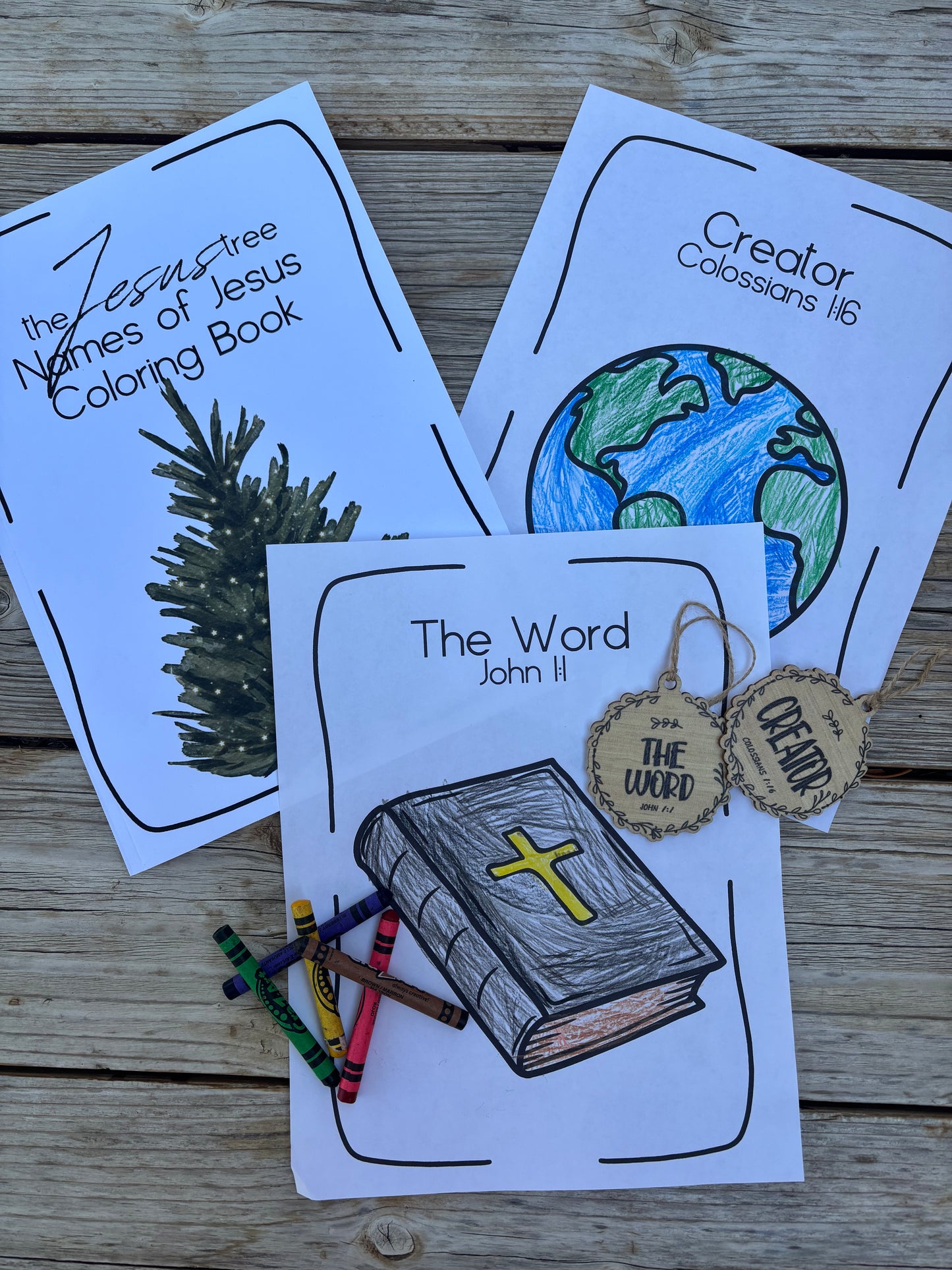 Names of Jesus Advent Coloring Book - Digital Download