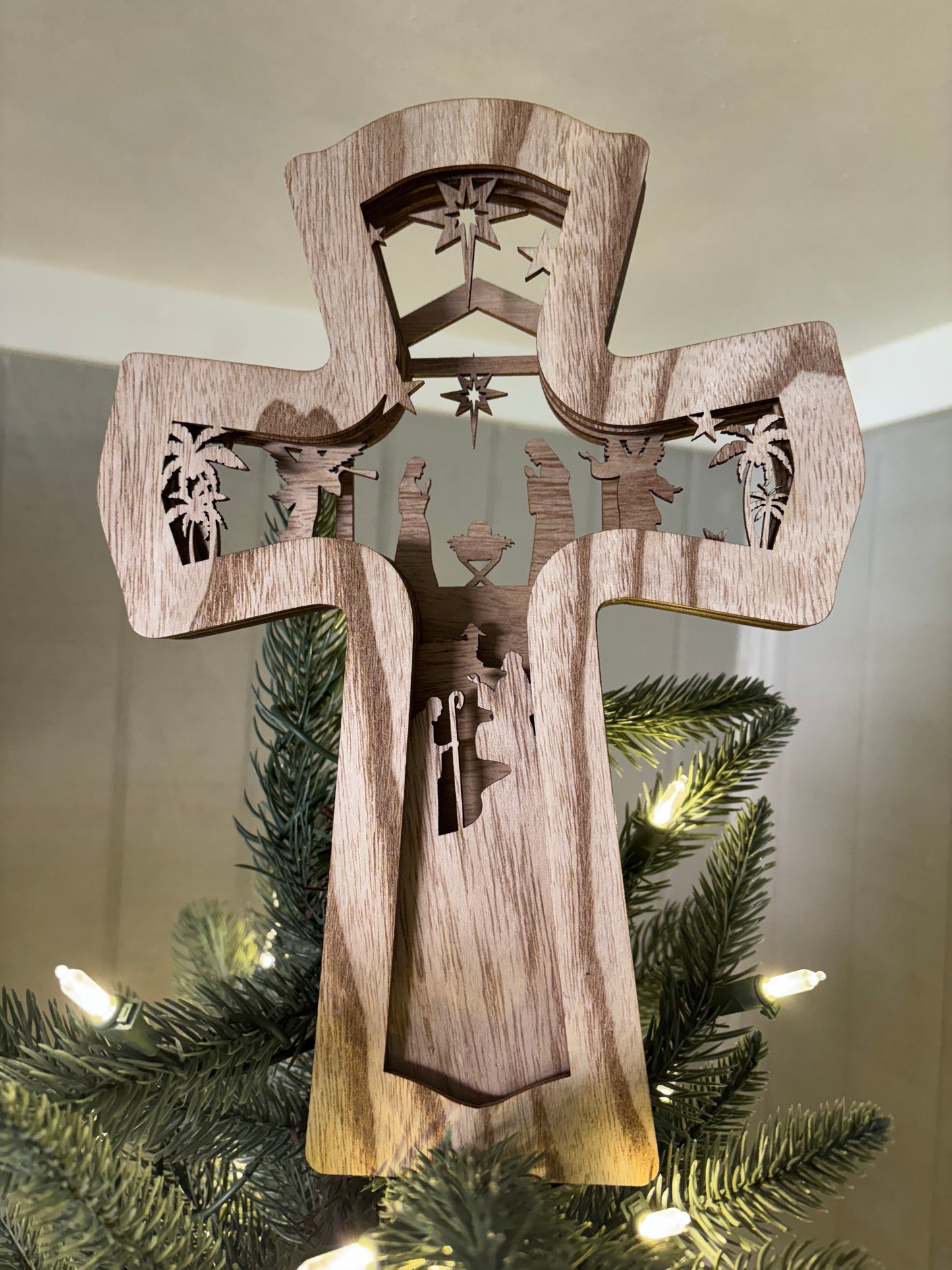 Christmas Leads to the Cross, Tree Topper/Lighted Decor