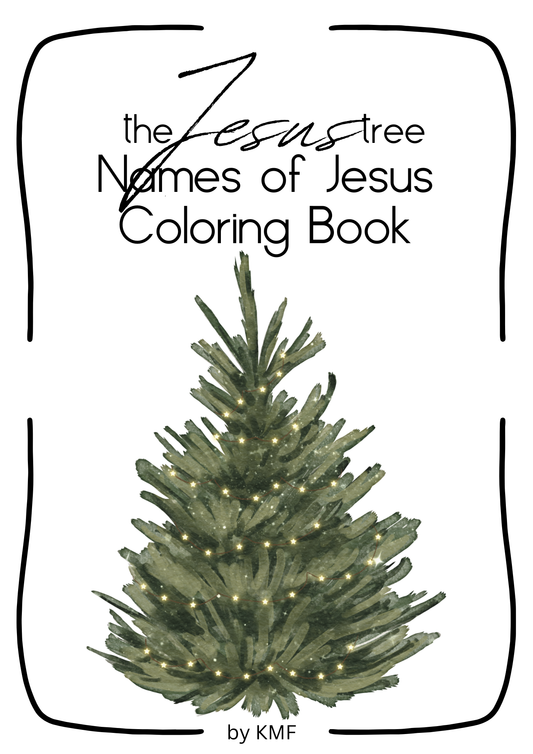 Names of Jesus Advent Coloring Book - Digital Download