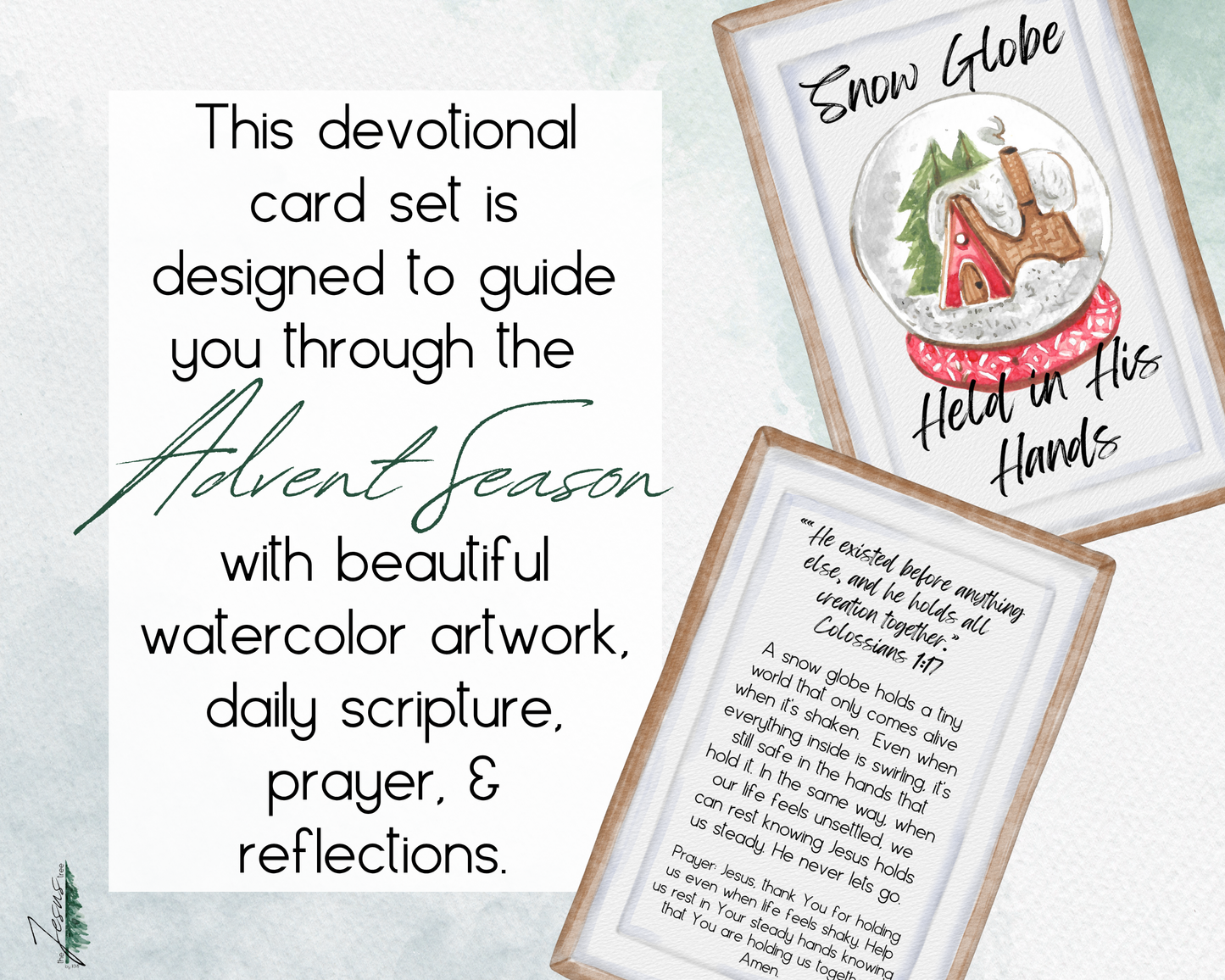 25 Ways Advent Devotional Cards - Digital Download