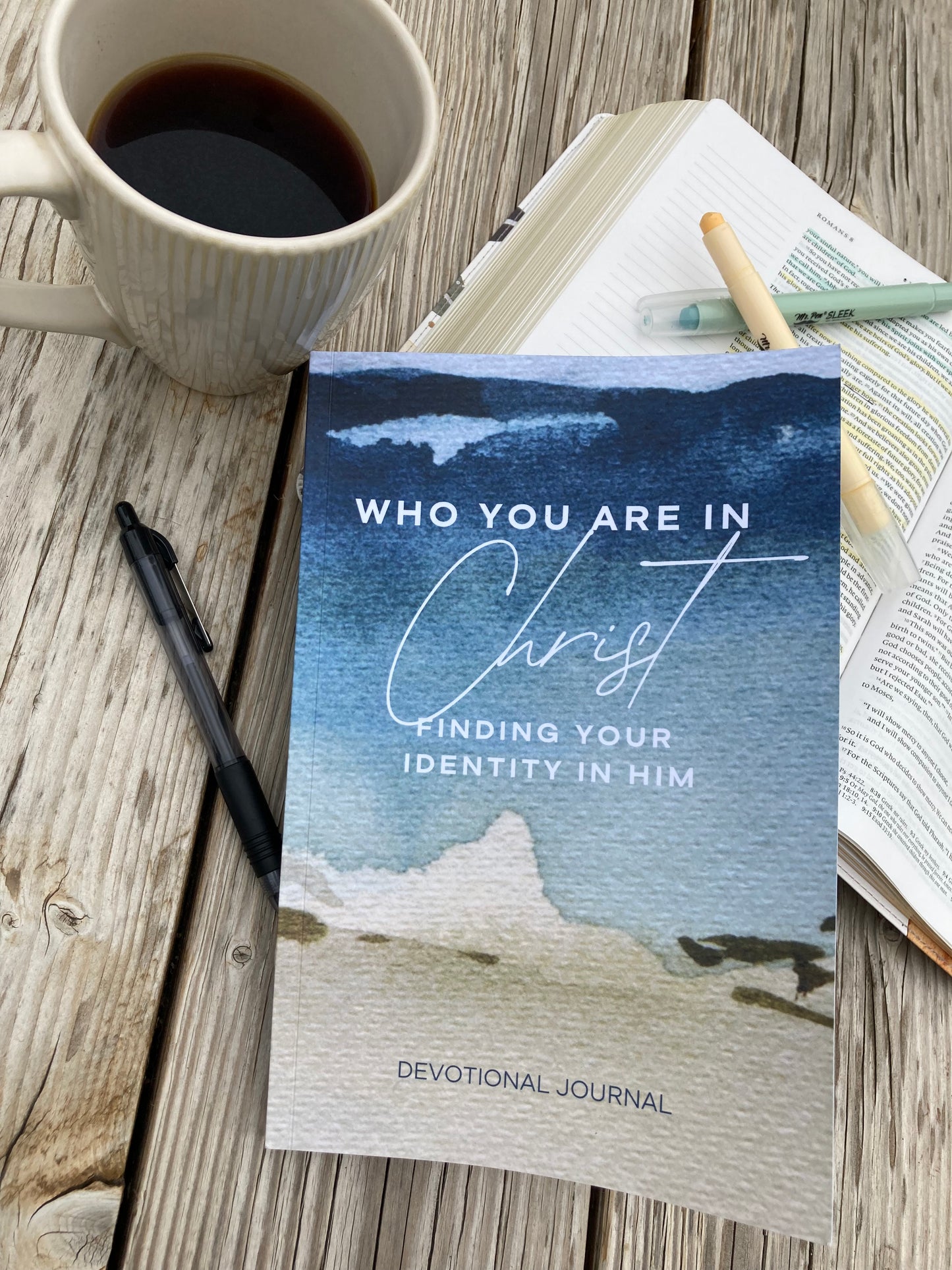 Who You Are in Christ-Finding Your Identity in Him- Devotional & Coloring Journal