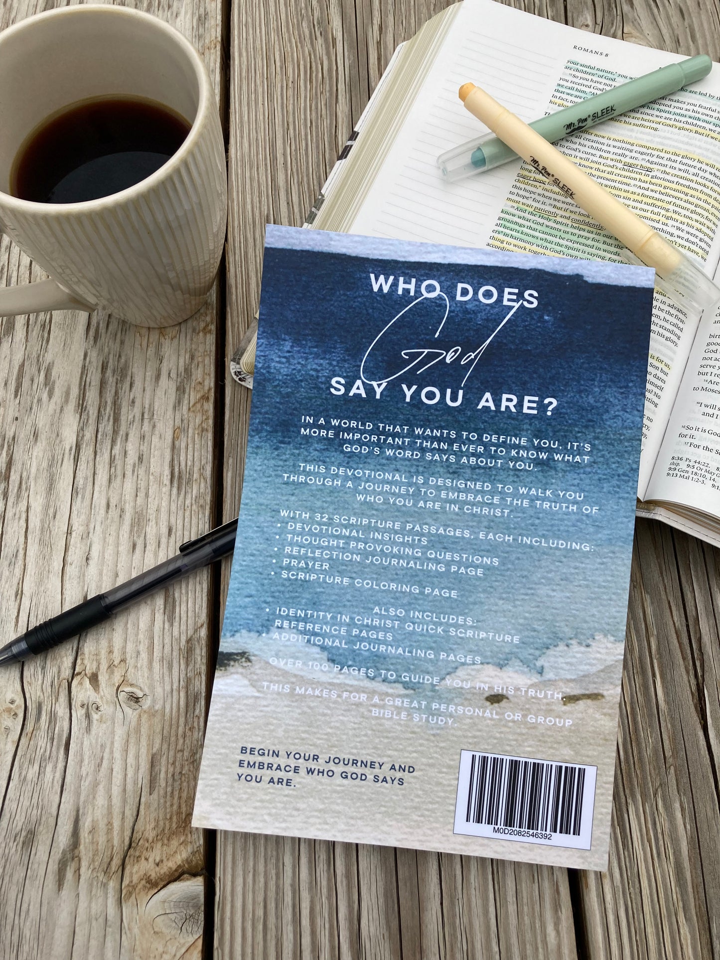 Who You Are in Christ-Finding Your Identity in Him- Devotional & Coloring Journal