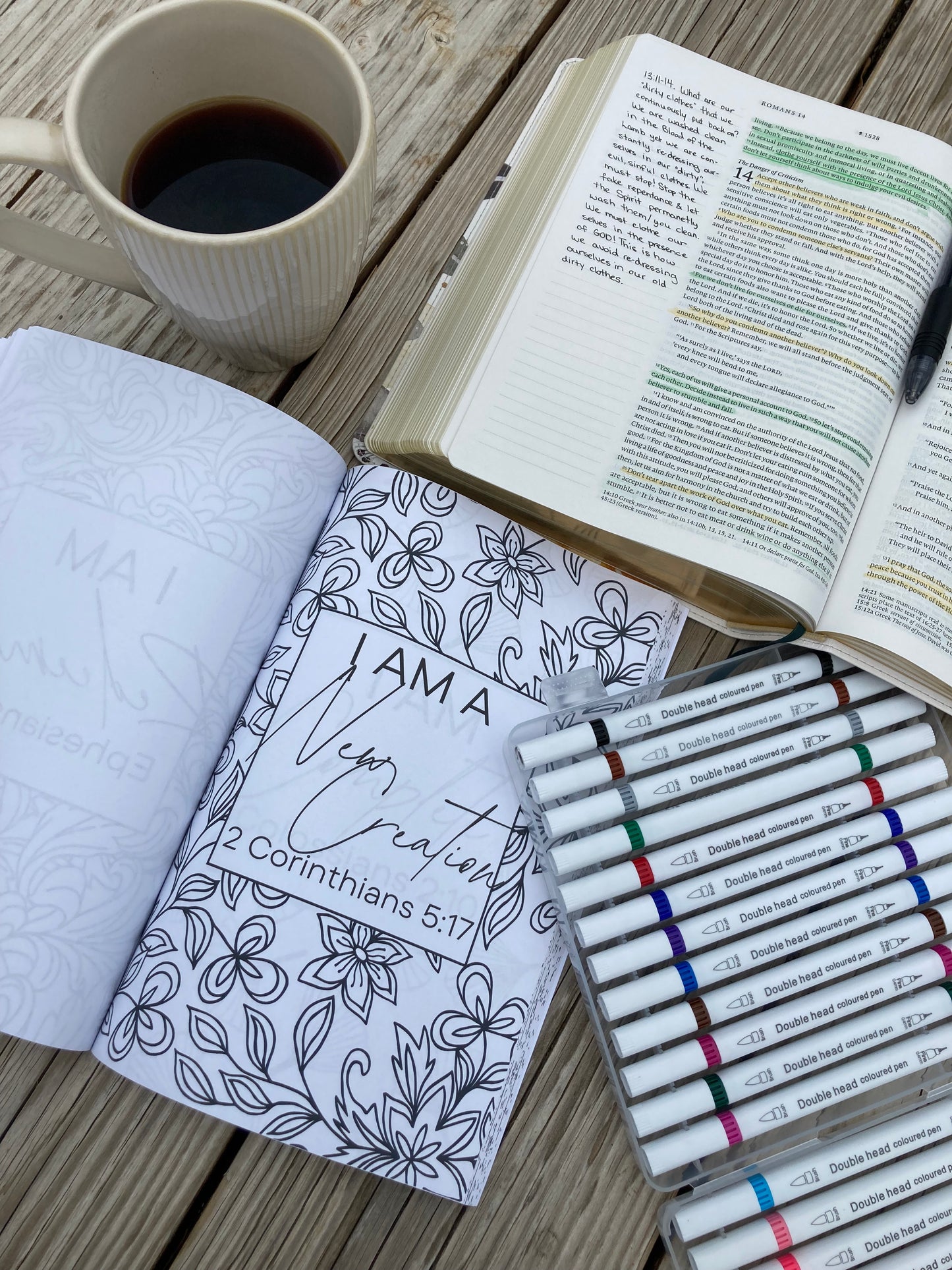 Who You Are in Christ-Finding Your Identity in Him- Devotional & Coloring Journal