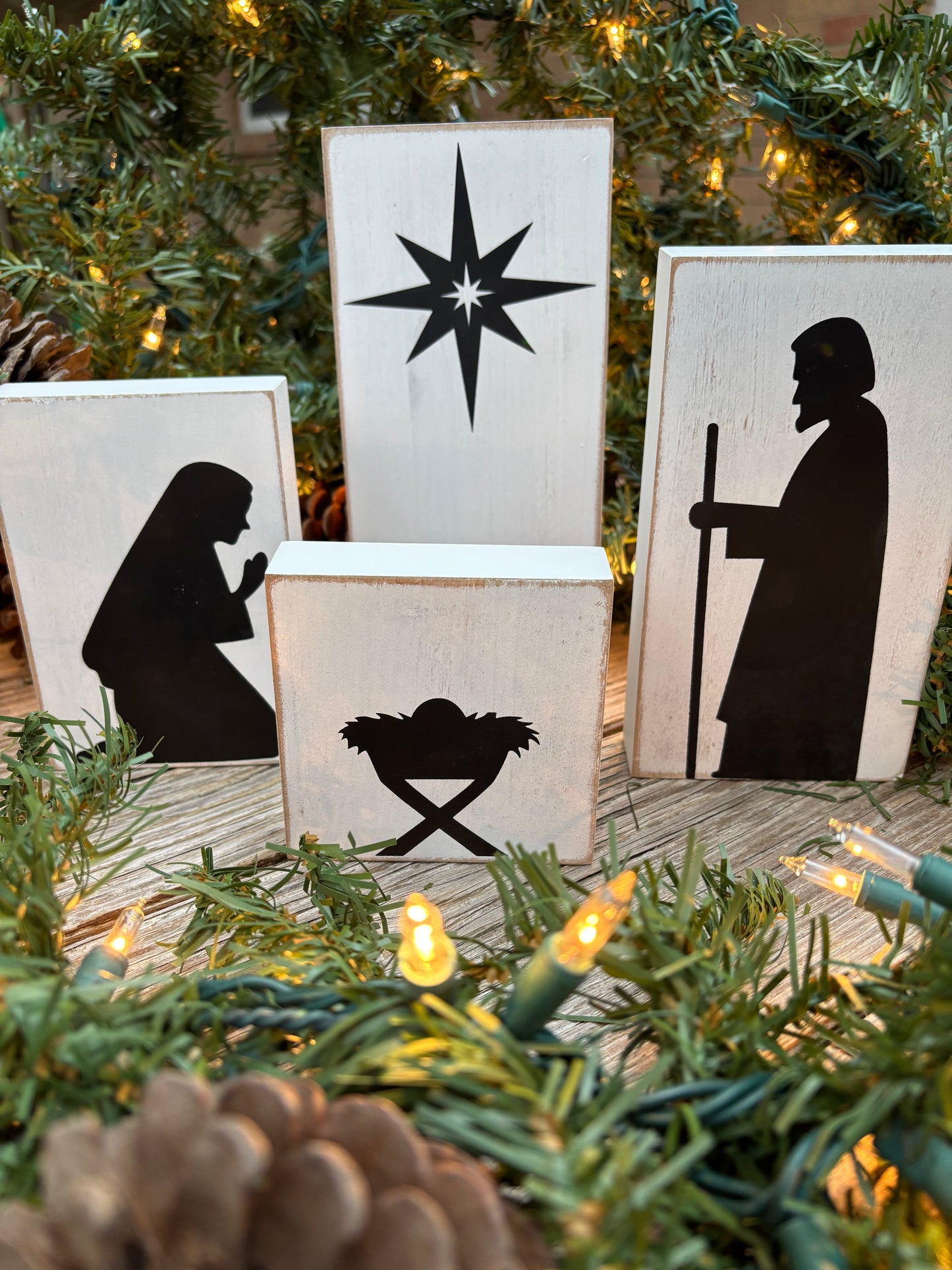 Silent Night Nativity Blocks