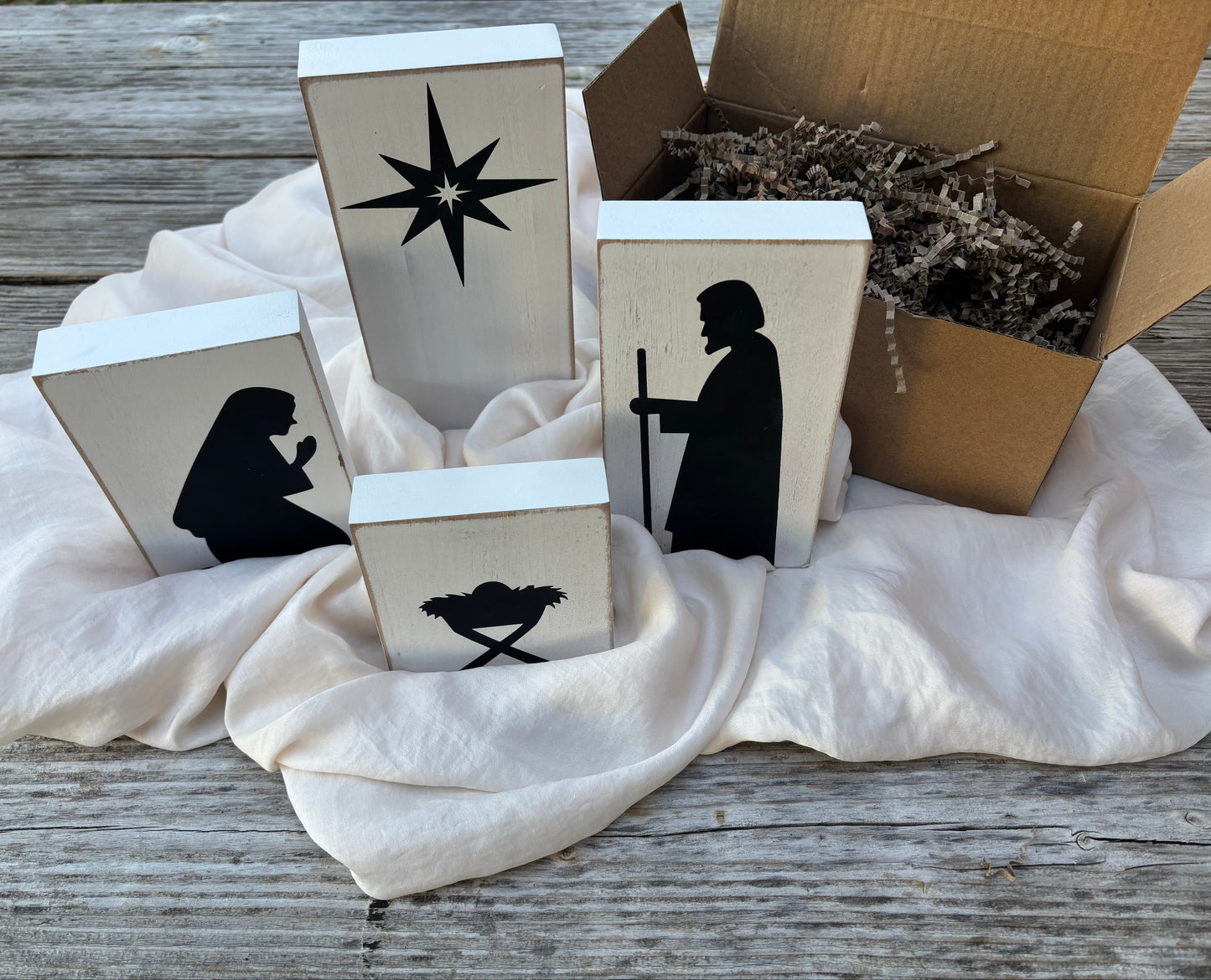 Silent Night Nativity Blocks