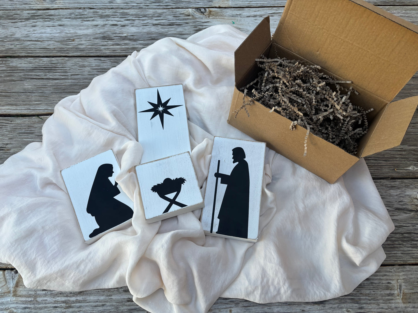 Silent Night Nativity Blocks