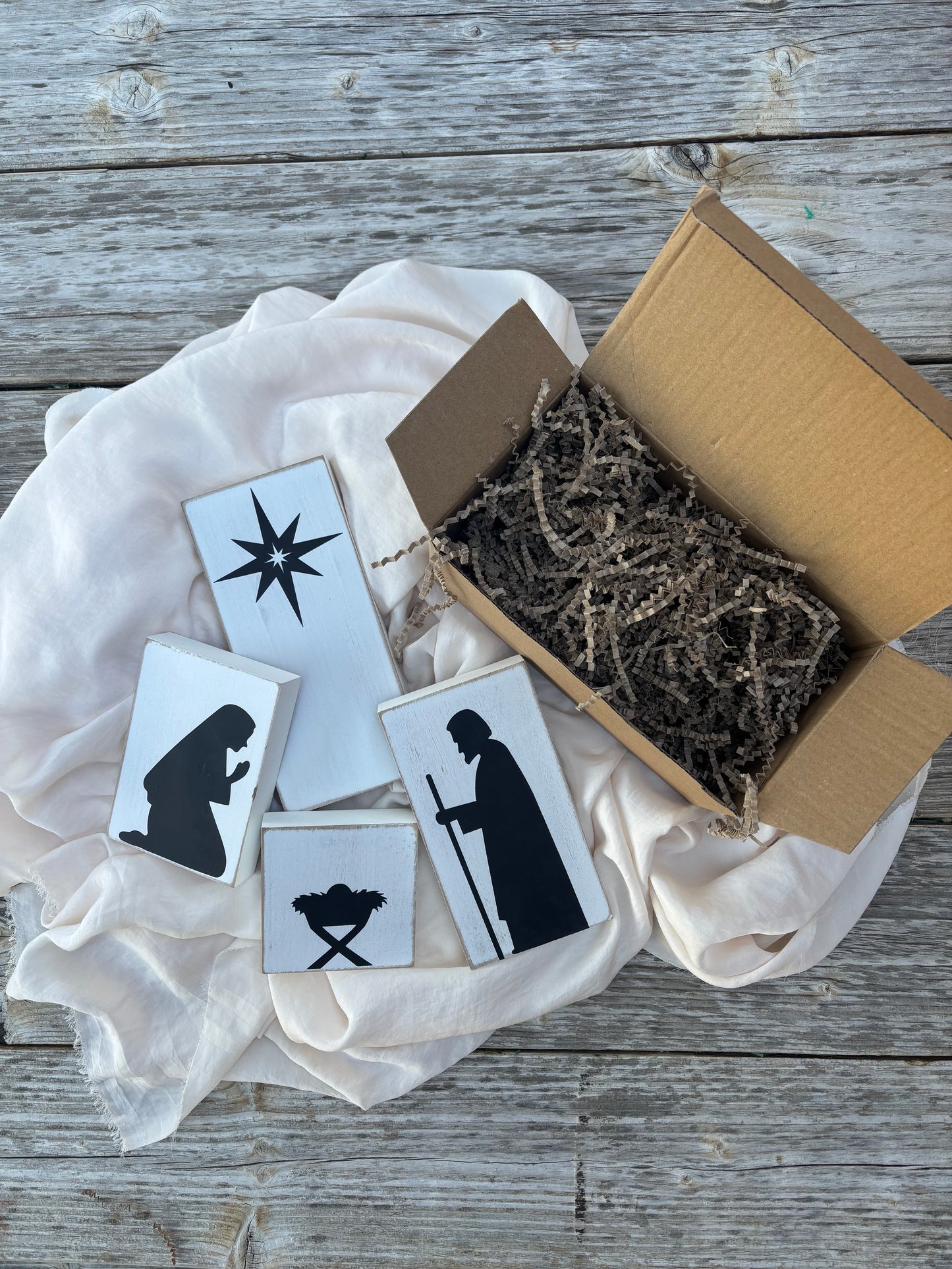 Silent Night Nativity Blocks