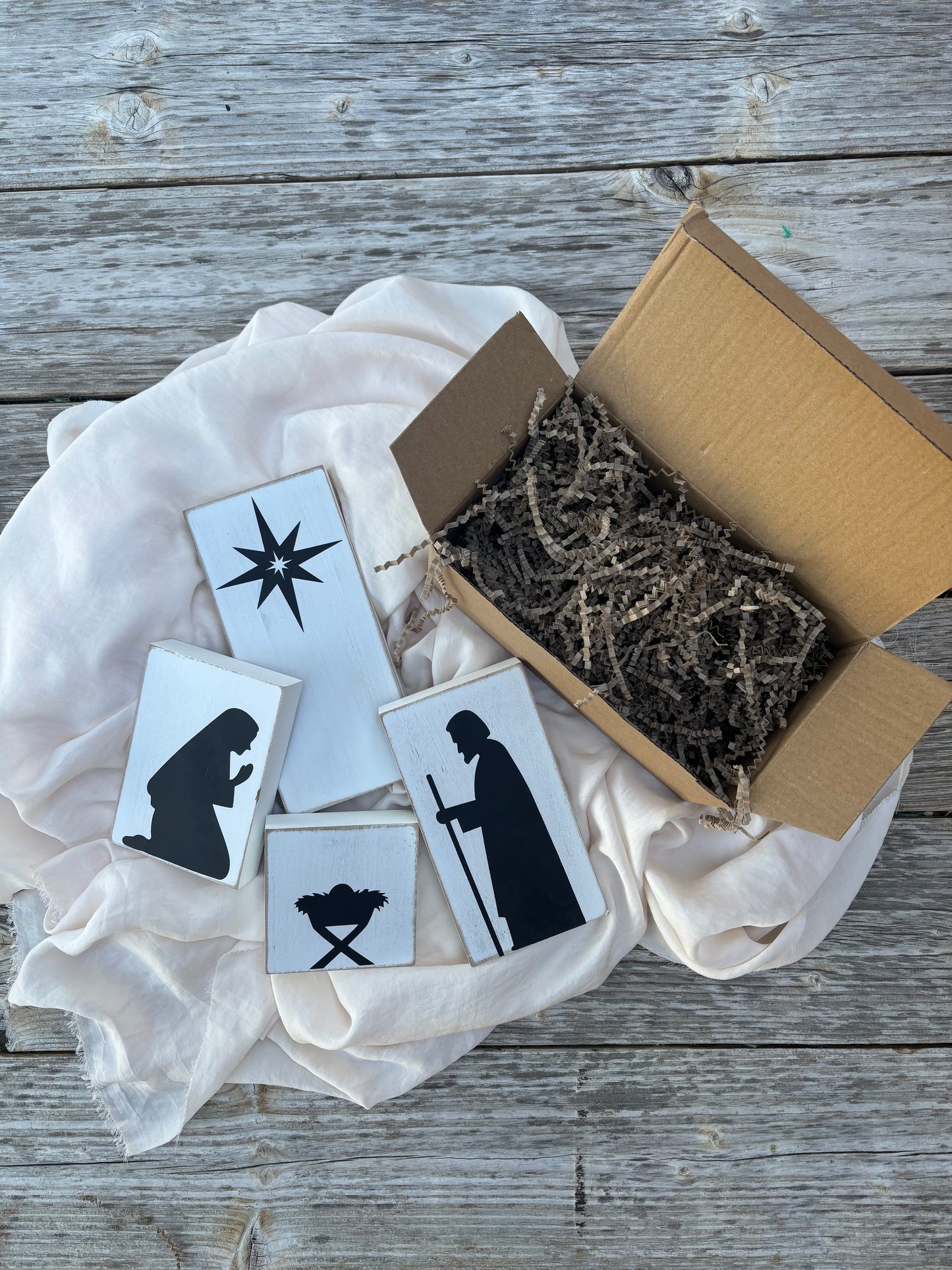 Silent Night Nativity Blocks