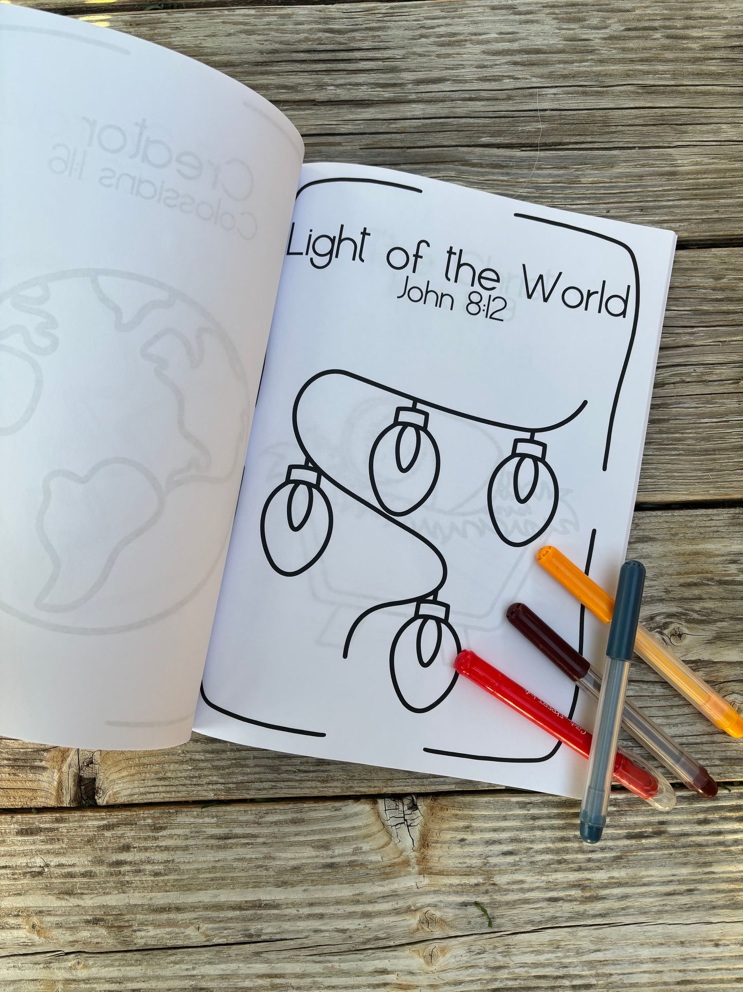 Names of Jesus Advent Coloring Book