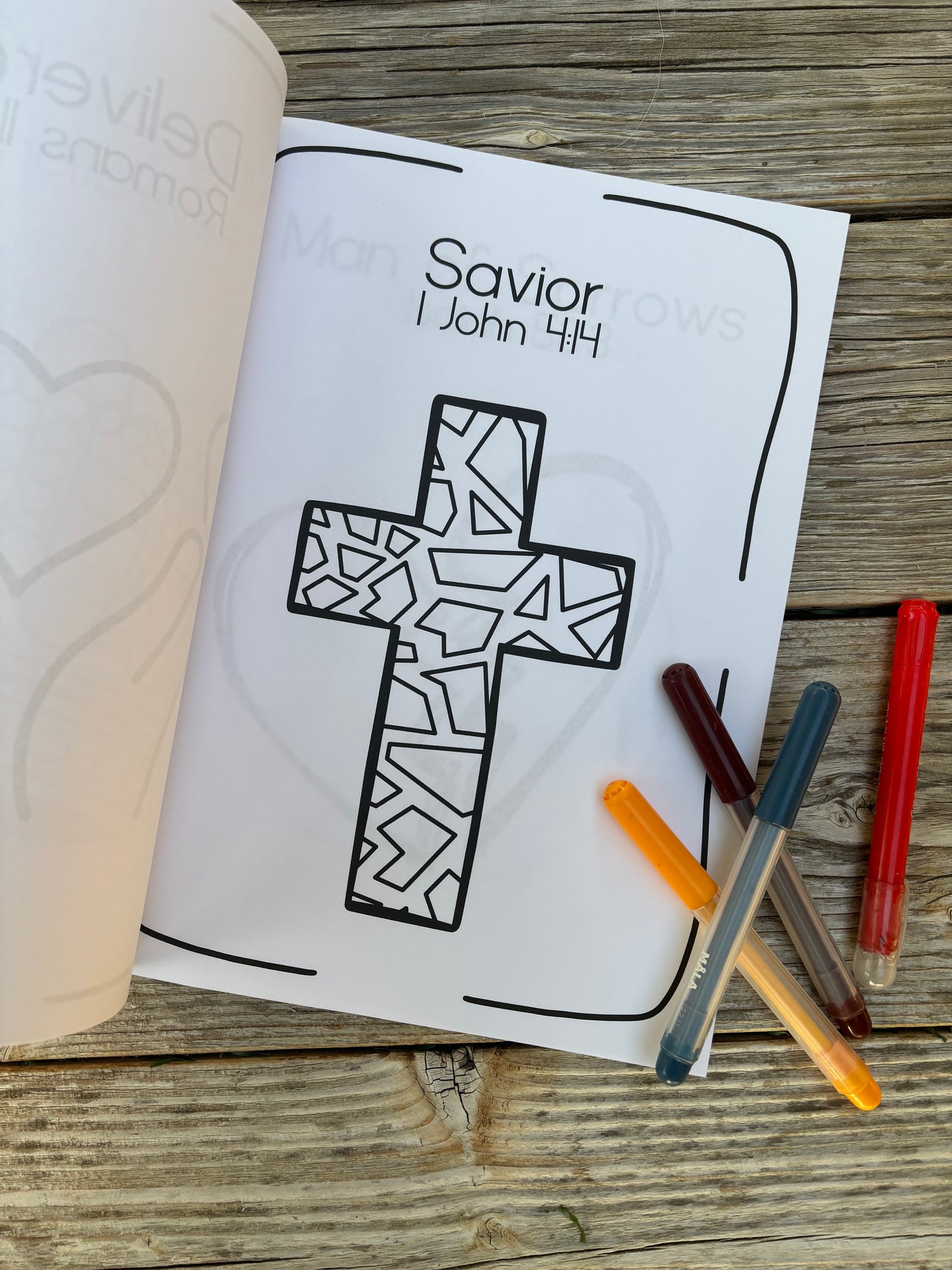 Names of Jesus Advent Coloring Book